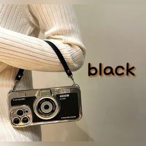 iPhone, Trendy Vintage Camera Soft case w/ Strap-One